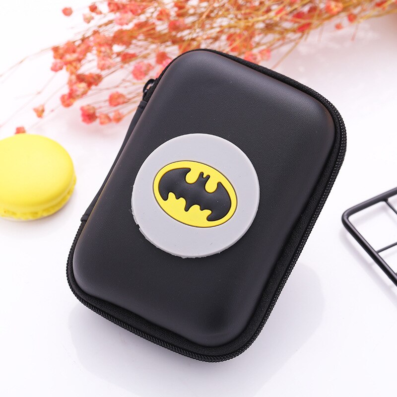 Carteiras kawaii de silicone com desenhos, de fone de ouvido, para crianças, meninos e meninas, porta-fones: 3