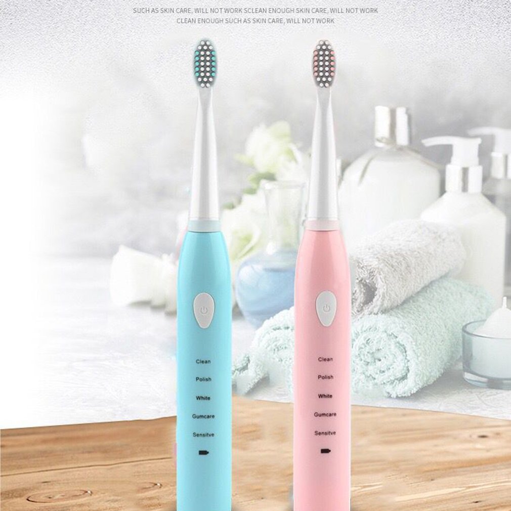 Electric Toothbrush Adult Rechargeable Toothbrush Sonic Automatic Soft Toothbrush Waterproof Usb Charging Kemei Acoustic Wave 3C