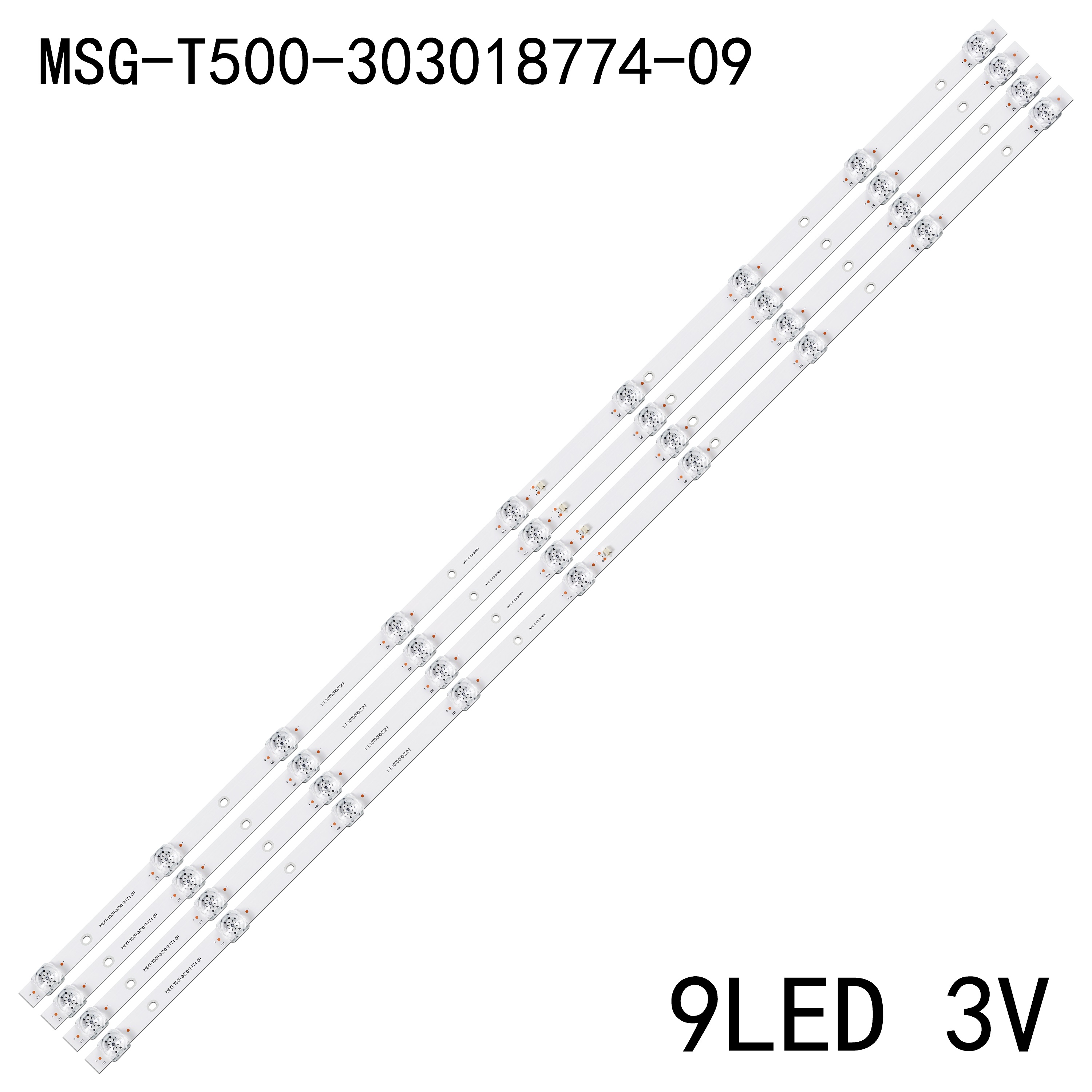 Led Backlight Msg-T500-303018774-09 914Mm * 14Mm * 1.0T Backlight Lcd Lichtstrip Voor Irbis 50s01ud322b 50s01ud321b