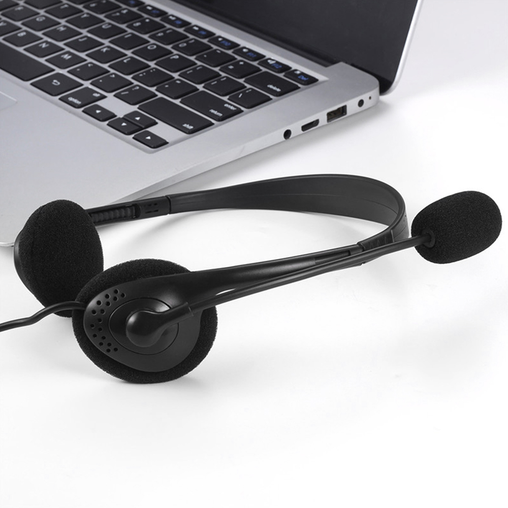USB Wired Headset Volume Controle Fone De Ouvido Voz Clara Redução De Ruído Fones De Ouvido Com Microfone para Call Center Escritórios Pc Jogo