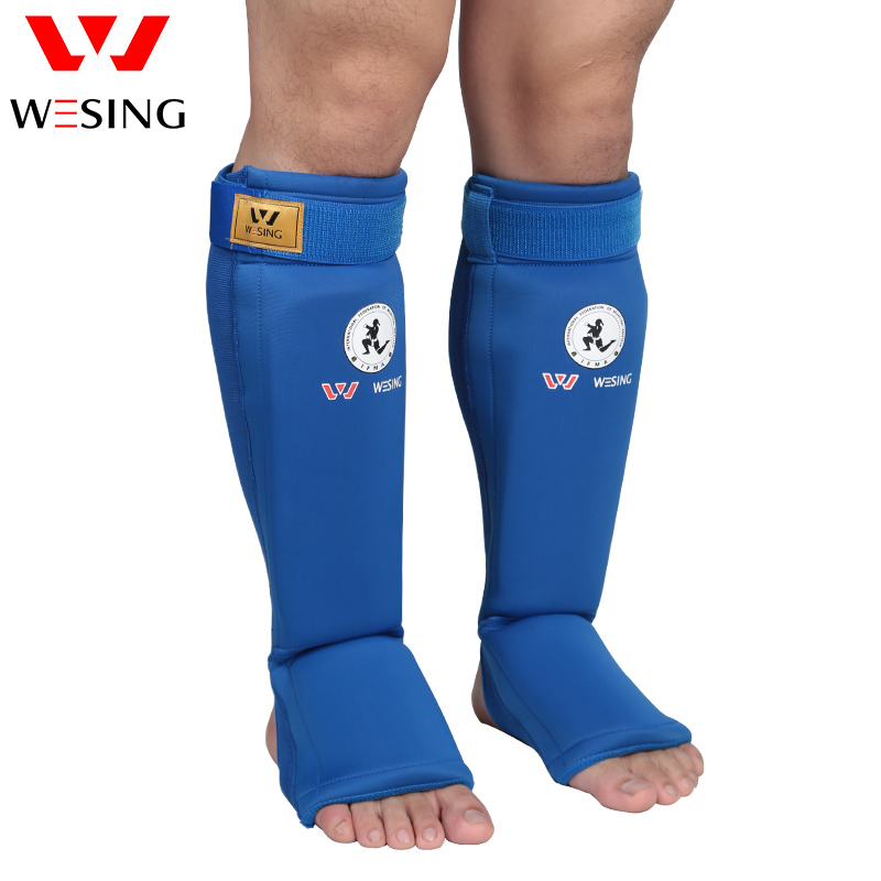 Wesing Muay Thai boxing shin guards IFMA Approved muay thai shin and instep guards for competition training