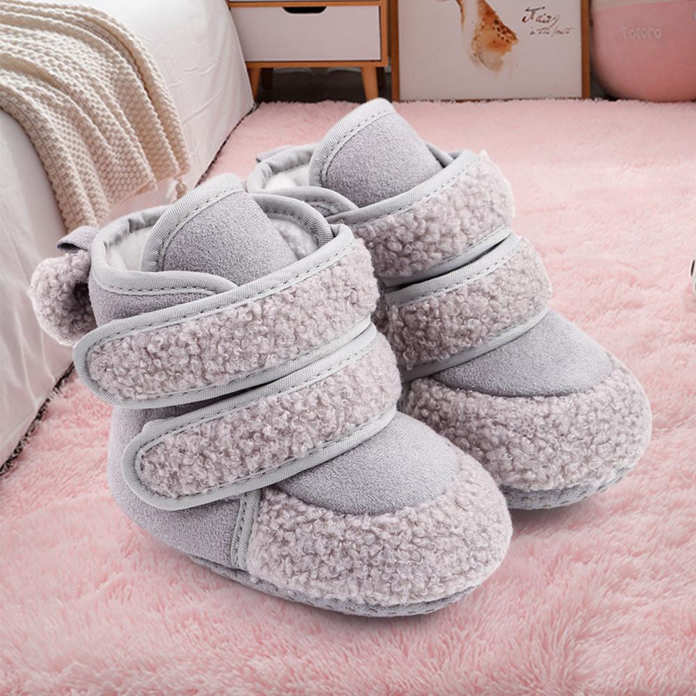 Schuhe Winter Baby Mädchen Junge Bequeme und weiche Magie Band Baumwolle Weiche nicht-Schleudern Stiefeletten Bootie Schuhe Baby schuhe