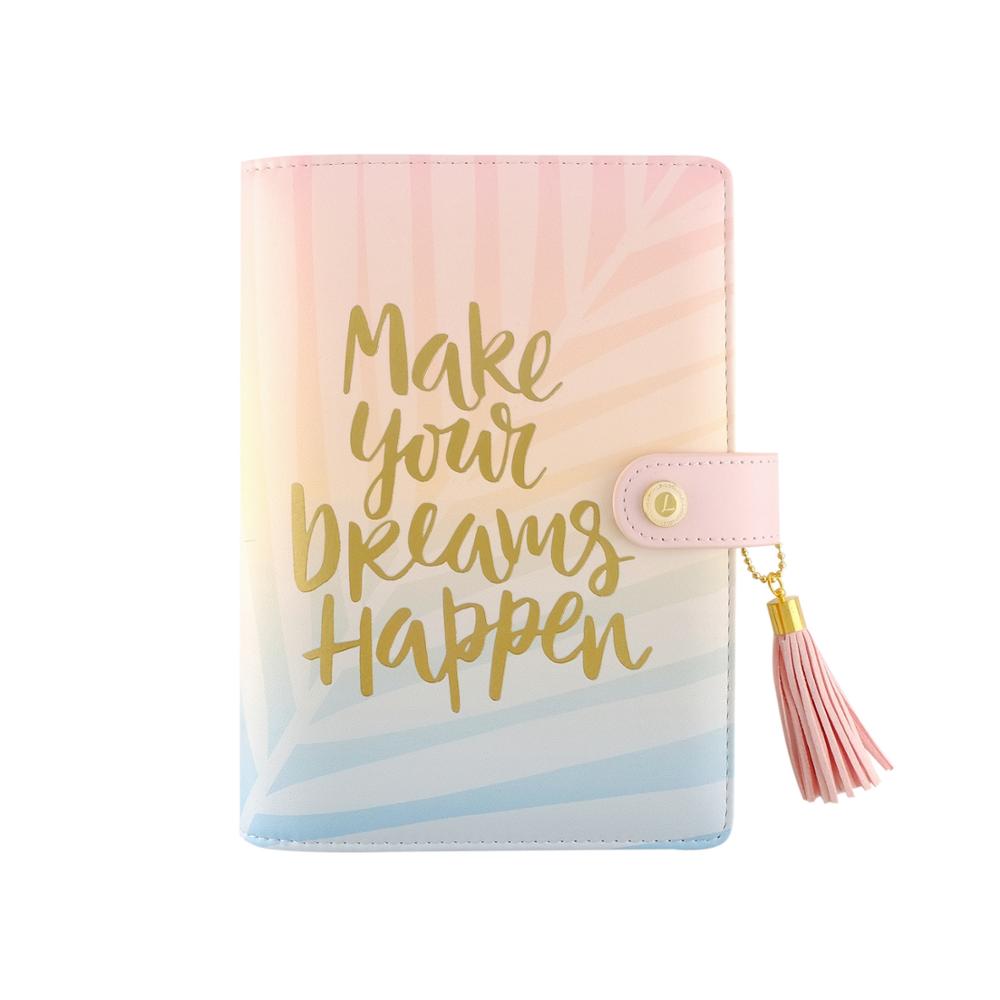 Lovedoki Dokibook A5 A6 notebook planner notebook Diary Agenda Pink gold Kawaii diy Organizer stationery