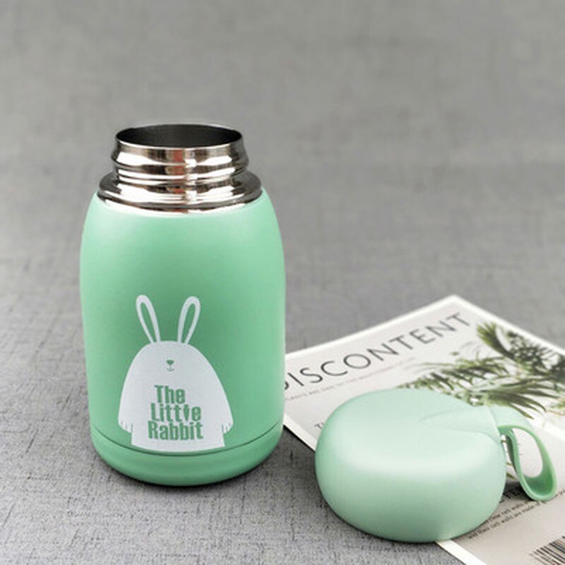 Mini Portable Travel Thermos Vacuum Hydro Flask Water Bottle Stainless Steel Thermal Cup Tea Coffee Mug Portable Couple Mug