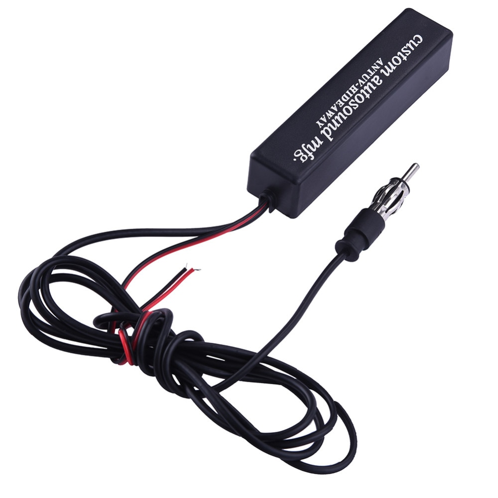 Universele auto verborgen elektronische antenne 12v voor autoradio fm-signaalversterker voertuigsignaalversterkingsapparaat lan -6206