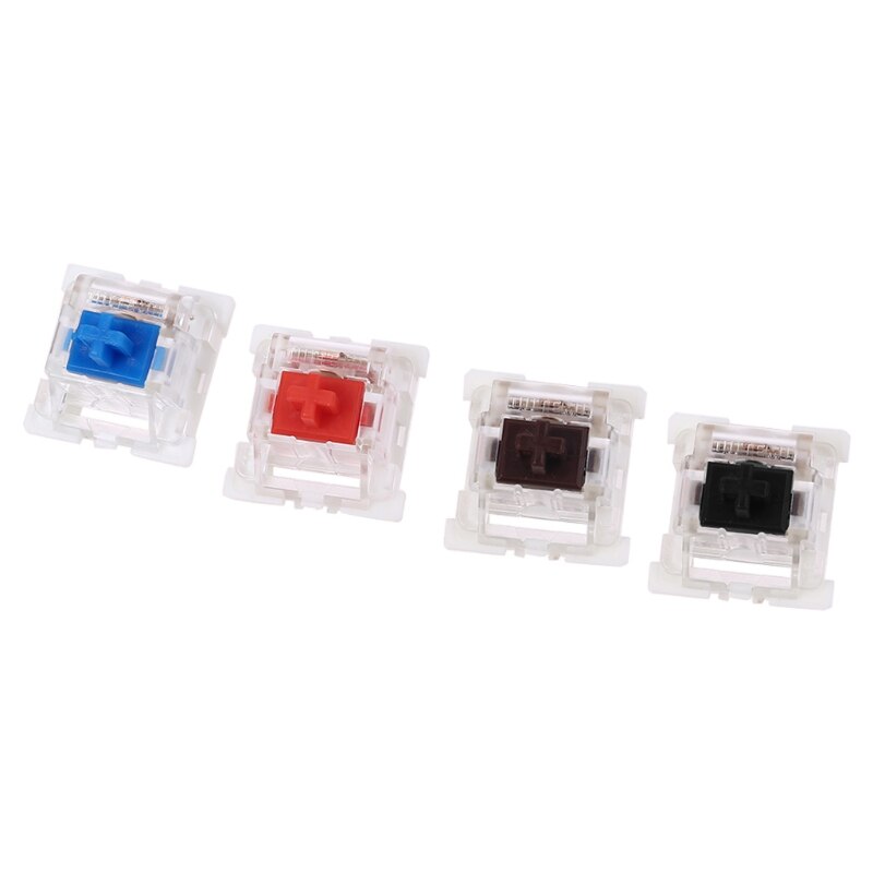 Outemu 3 -nastaiset kytkimet musta punainen ruskea sininen smd led -kytkin mekaaniseen näppäimistön vaihtoon cherry mx gateron diy