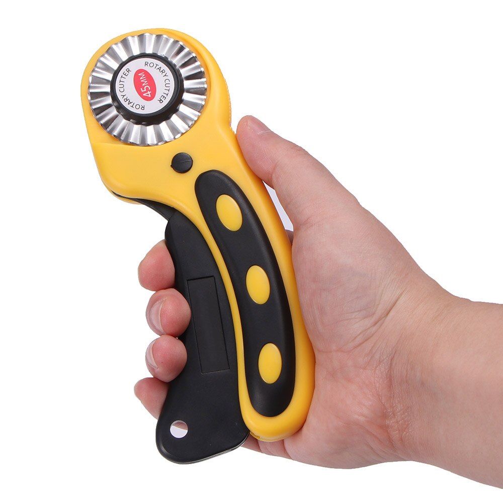 45mm roterende cutter patchwork rulle cutter sæt roller hjul til skræddersy roterende cutter syning læder håndværktøj med knive