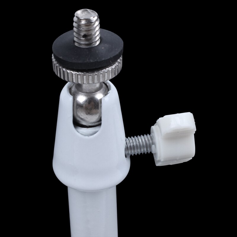 White Metal Adjustable Angle Wall Mounted CCTV Camera Holder Bracket