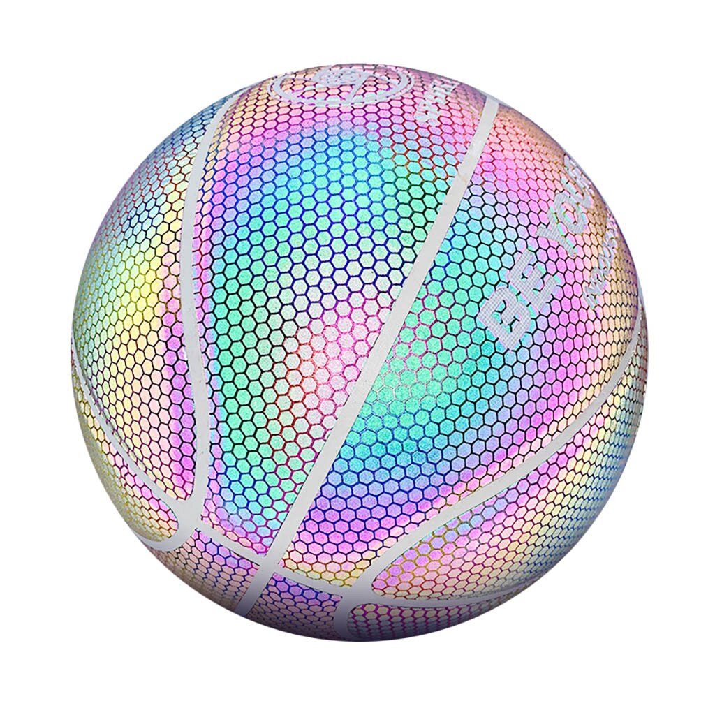 Basket-Ball réfléchissant brillant, nouvelle , taille 7, en PU, officiel, bon marché