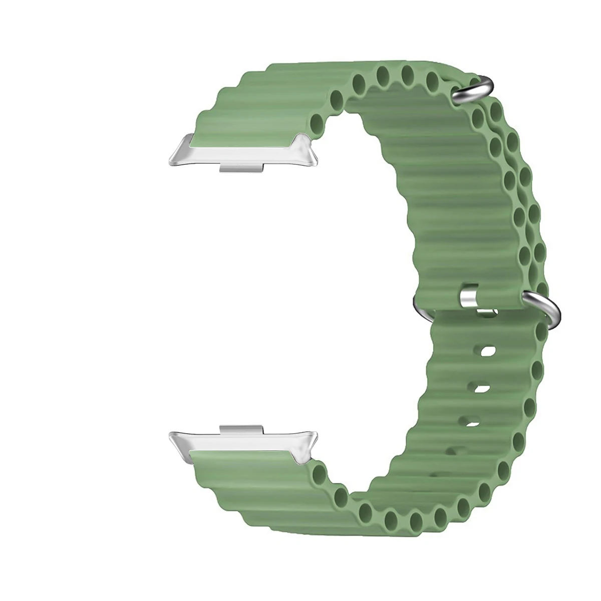 Ocean silikonrem til redmi watch 4 armbånd klokkerem armbånd til xiaomi band 8 pro erstatningsrem tilbehør correa: Xxl / Rosa