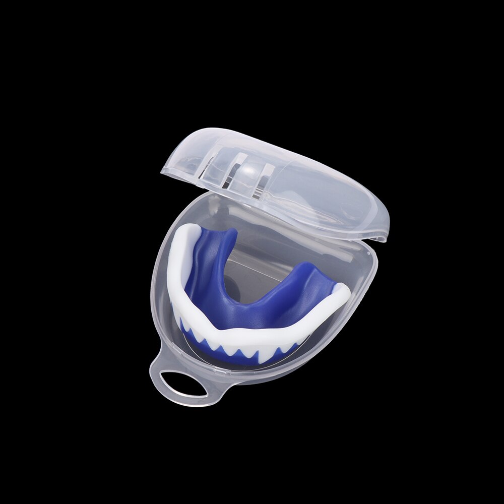 1pcs Mouth Protector Mouthguard Teeth Protect Shield Muay Thai Boxing Rugby Fight Sports Teeth Guard Orthodontic Retainer: blue