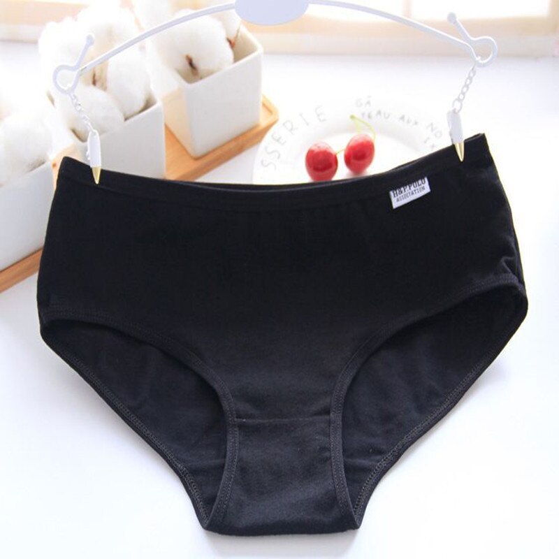 3pc/lot Random Color Cotton Underwear Brifes Soft Panties Candy Color Briefs