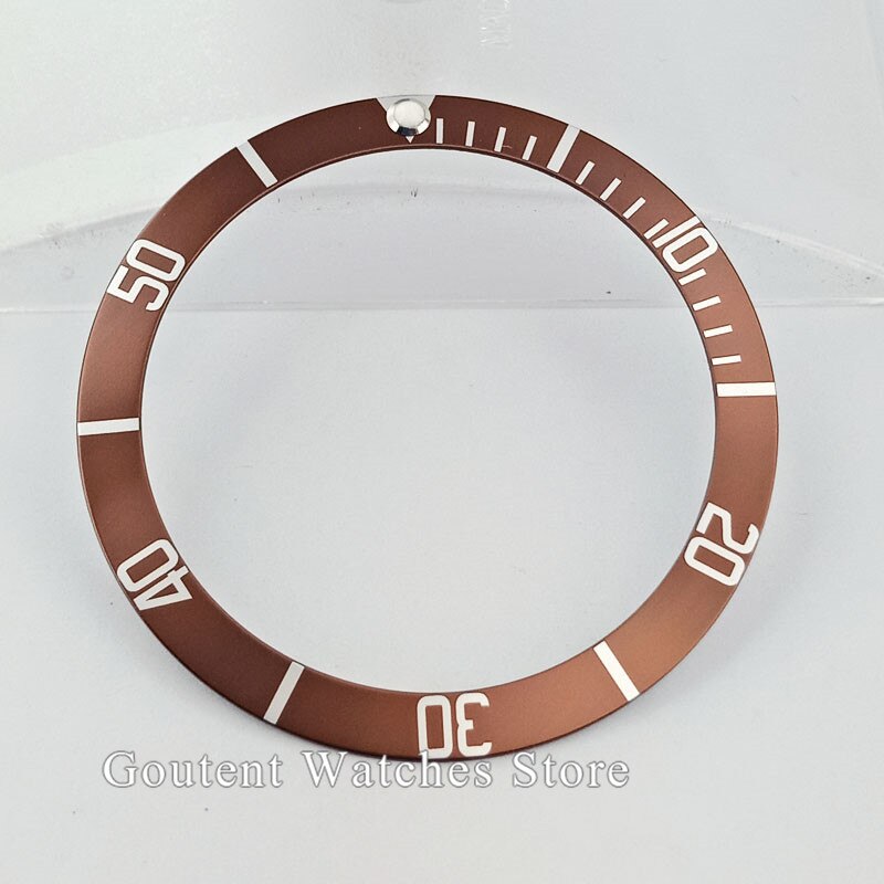 39.5mm Aluminum Material Watch Bezel Insert Fit 41mm Corgeut Watch