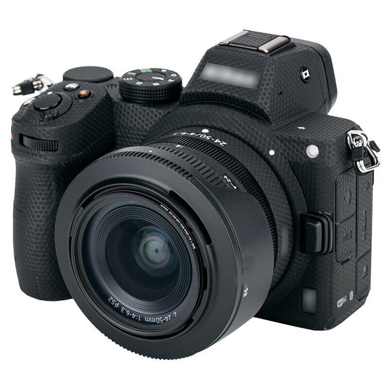HB-98 Omkeerbare Dedicated Zonnekap Shade Voor Nikon Nikkor Z 24-50Mm F/4-6.3 Lens op Nikon Z5 Z6 Z7 Z6II Z7II Camera