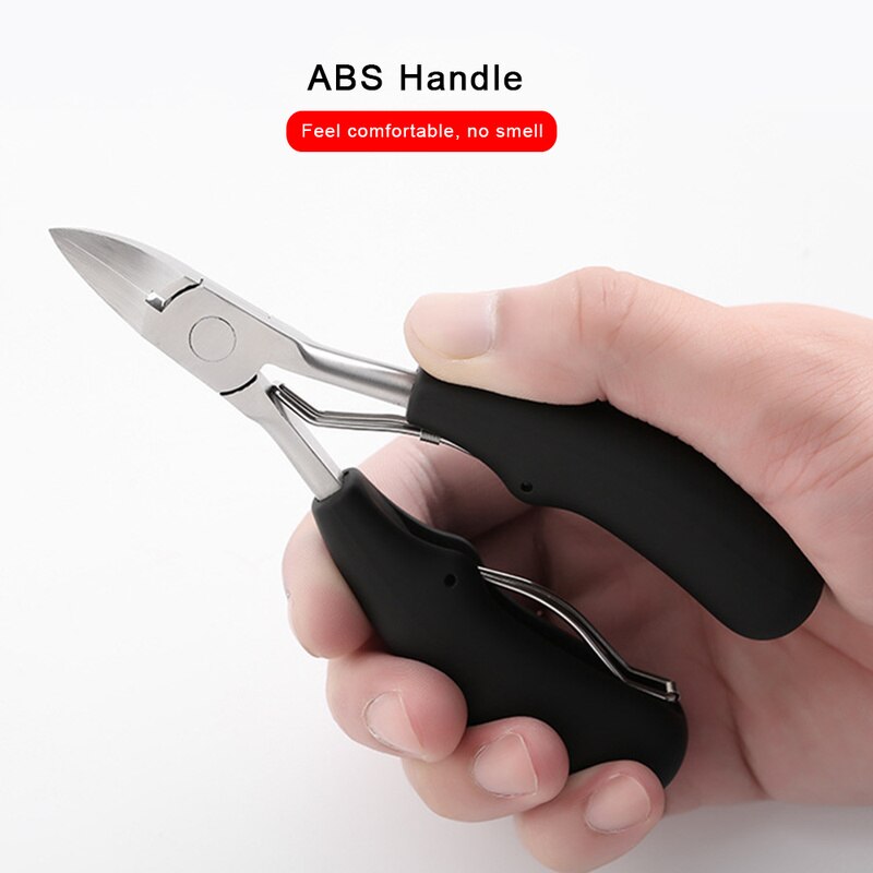 Toe Nail Clipper Cutter Nippers Heavy Duty Thick Nails Tool Cut Nail Stainless Toe Trimmer