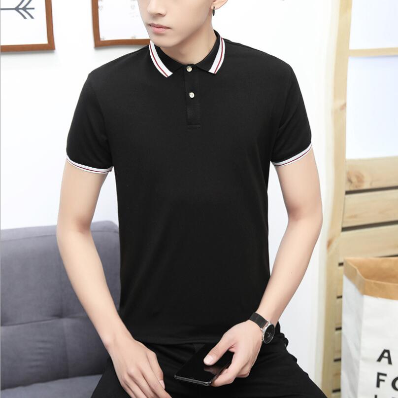 Summer Men Polos Shirt Men Business & Casual solid male polo shirt Short Sleeve breathable shirt Men Clothing