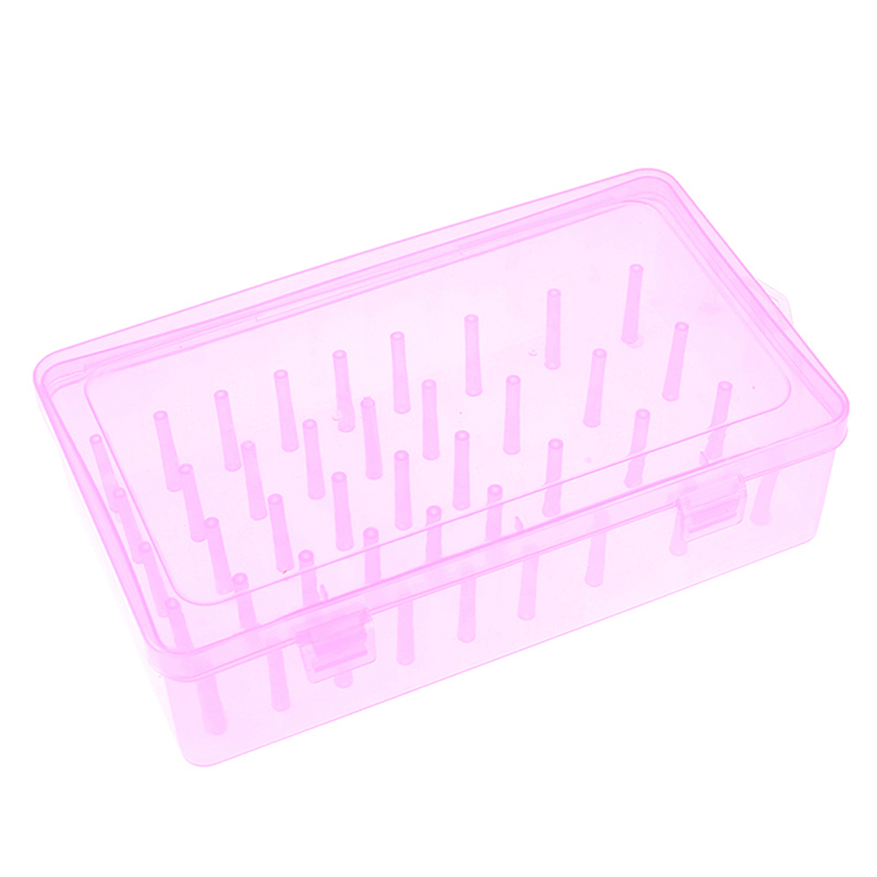 42PCS Spool Sewing Thread Storage Box Craft Bobbin Empty Carrying Case Large Container Line Organizer Household Accessorie Tool: pink