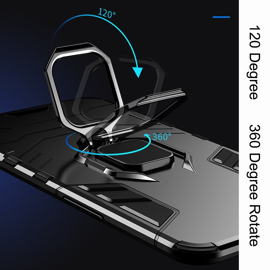 Voor OPPO RX17 Neo Case Siliconen Plastic Hybrid Armor Kickstand Phone Case Voor OPPO RX17 Neo CPH1893 R15X