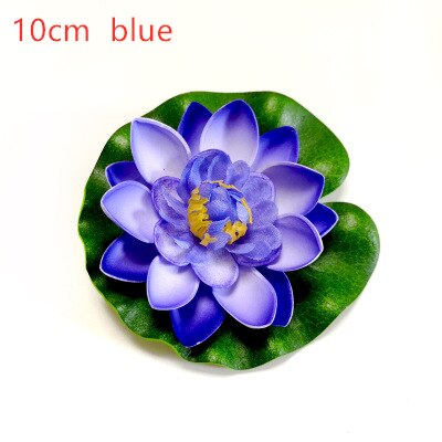 Kunstmatige Lotus Waterlelie Drijvende Bloem Vijver Tank Plant Blad Ornament Thuis Bruiloft Vijver Pool Decoratie: 1