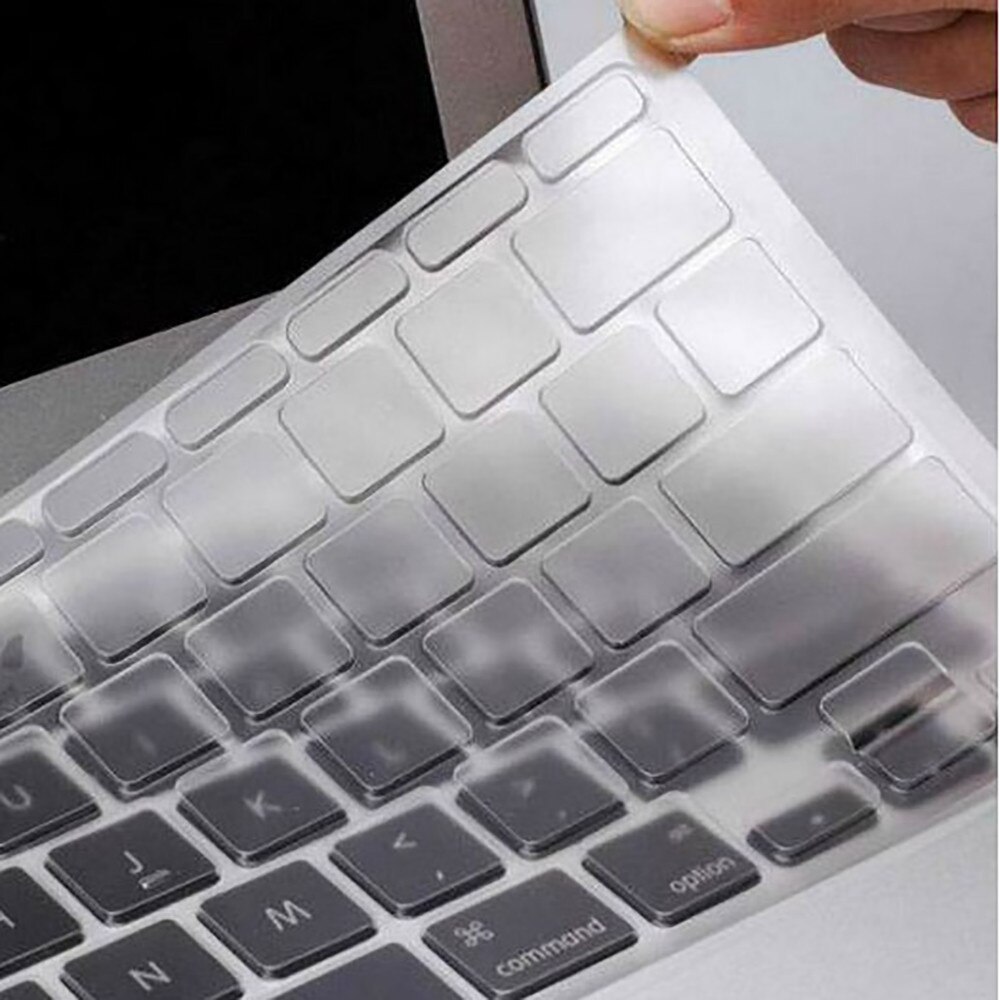 Siliconen Dunne Clear Toetsenbord Cover Skin Voor MacBook voor Oude Macbook Pro 13 15 17 Tablet pc Toetsenbord Beschermen Pad skins-L827