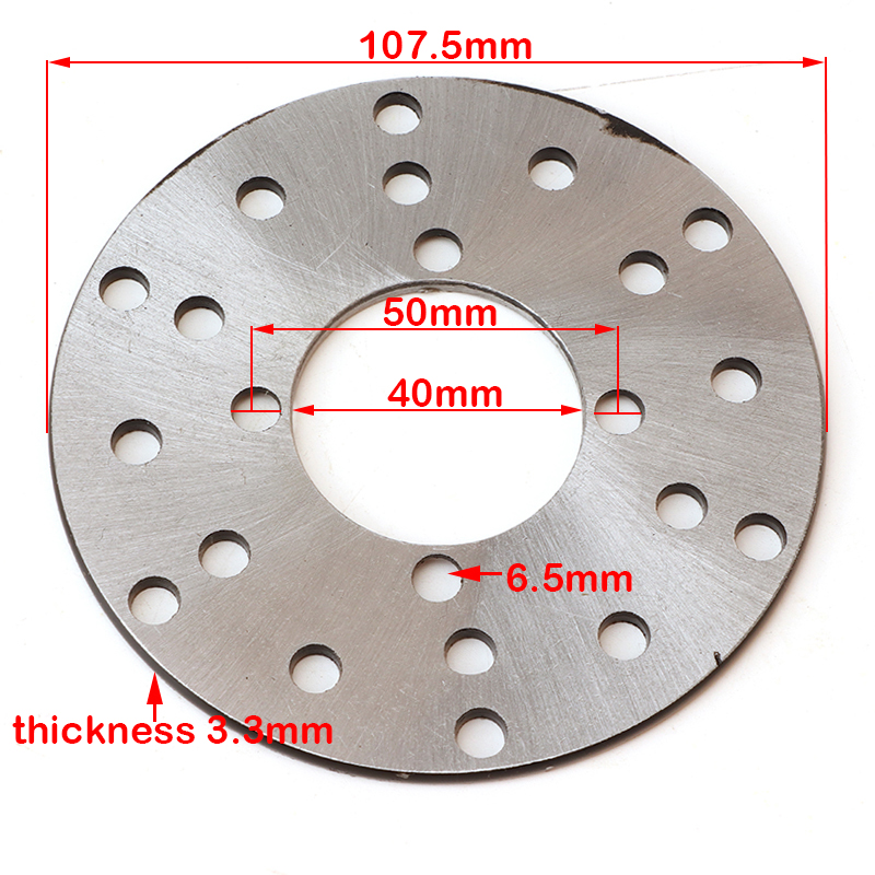 Voor/Achter Schijfrem Hoofdcilinder Hydraulische Remklauw Assemblage Voor 50cc 70cc 90cc 110cc 125cc Atv Quad: WHITE