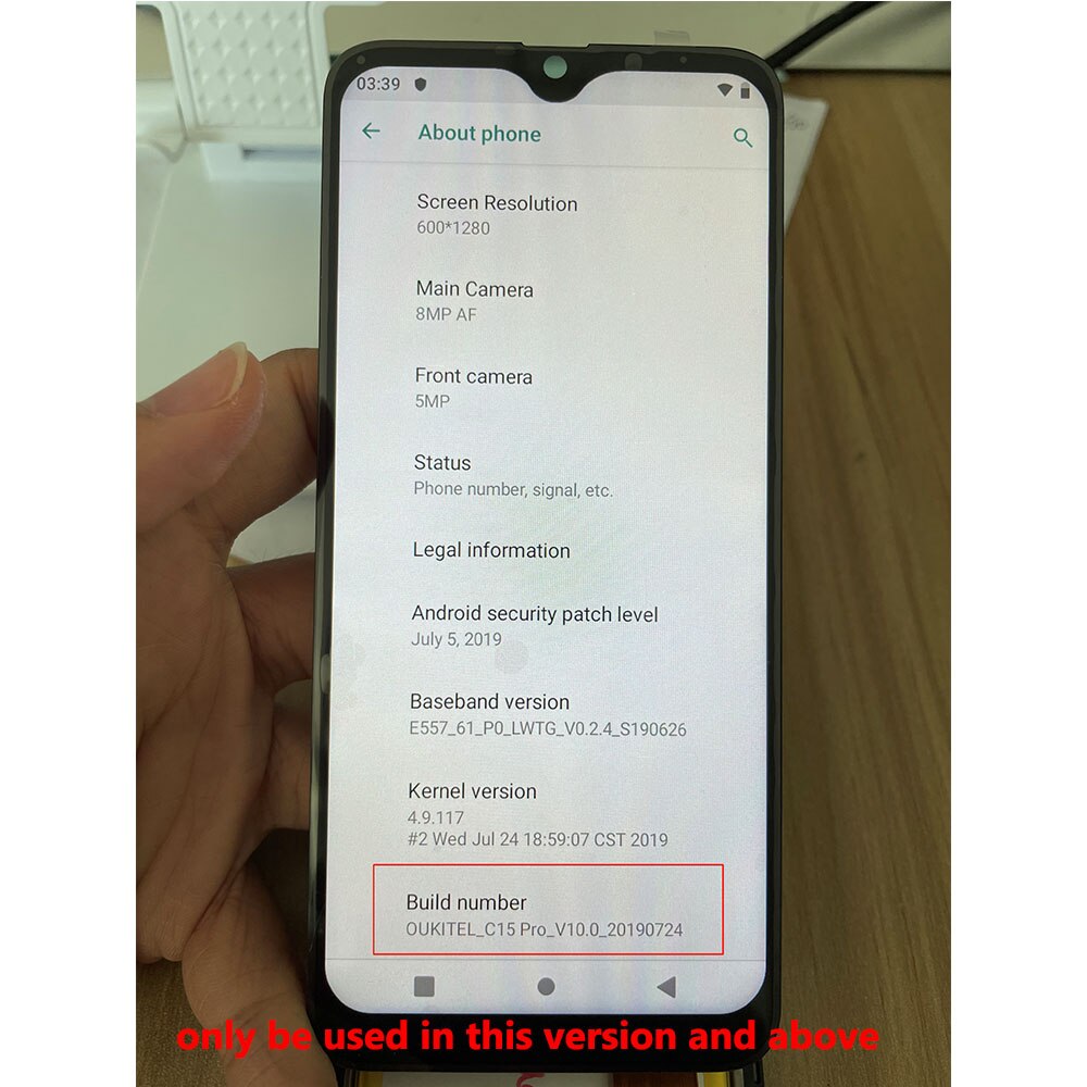 KOSPPLHZ 6.09&quot; For OUKTEL C15 Pro LCD + Touch Screen Sensor 100% Guarantee Good Display For Oukitel C15Pro Phone Accessories