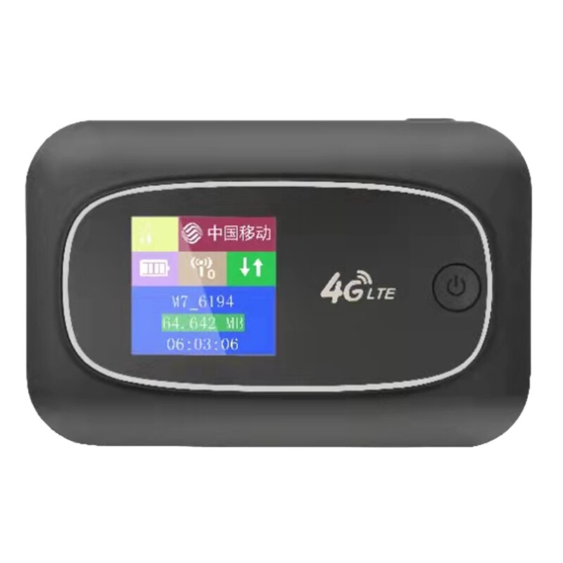 Portátil MiFi Router inalámbrico 150Mbps Color pantalla con WIFI Router bolsillo móvil WIFI Hotspot con ranura para tarjeta Sim: Oro