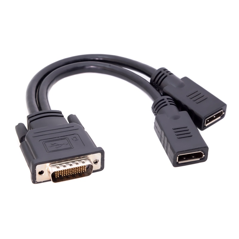 DMS 59 Pin męski na 2 HDMI DVI VGA Displayport splitter rozszerzenie Adapter do kabla dla karta graficzna monitory HDMI