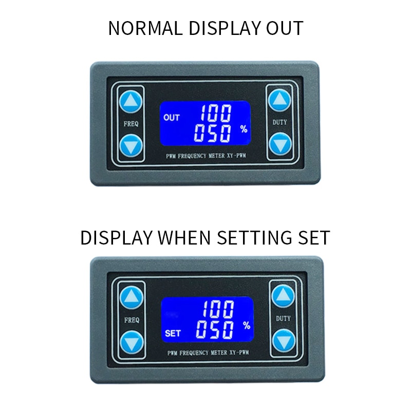 LCD hoch-Definition-Anzeige Frequenz Pflicht Zyklus Einstellbare Modul Kunststoff Schwarz Signal Generatoren Modul