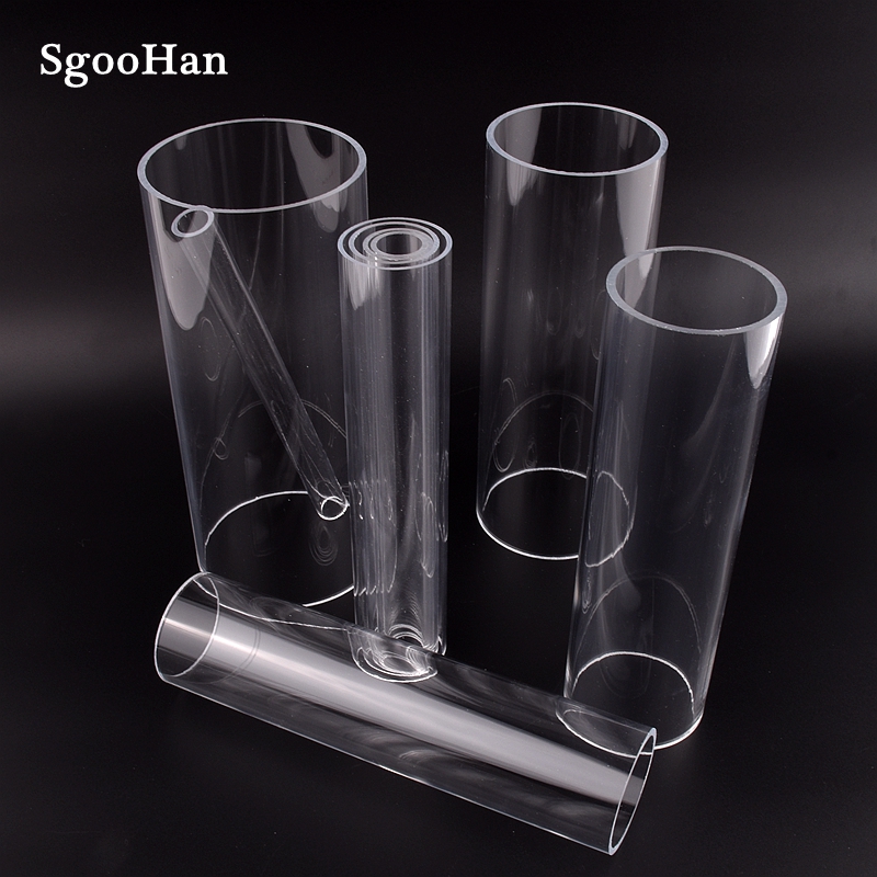 Länge 20cm OD 16 ~ 110mm Klar Plexiglas Acryl Aquarium Aquarium Rohr Hause DIY Bewässerung System PMMA rohr Wasser Versorgung Rohr