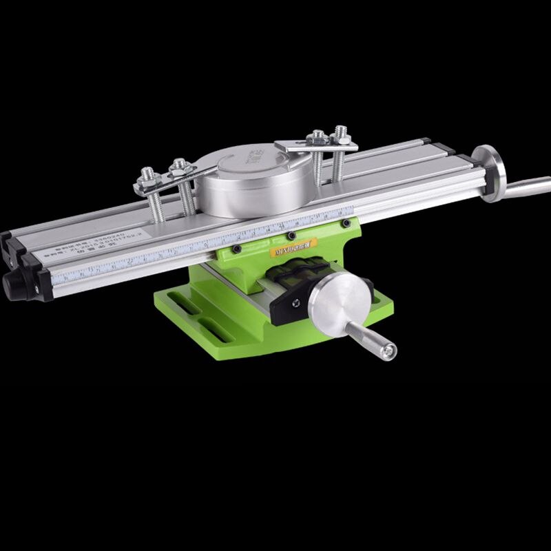 Mini Precision Multifunction Worktable BG6300 Bench Vise Fixture Drill Milling Machine X and Y-axis Adjustment Coordinate Table