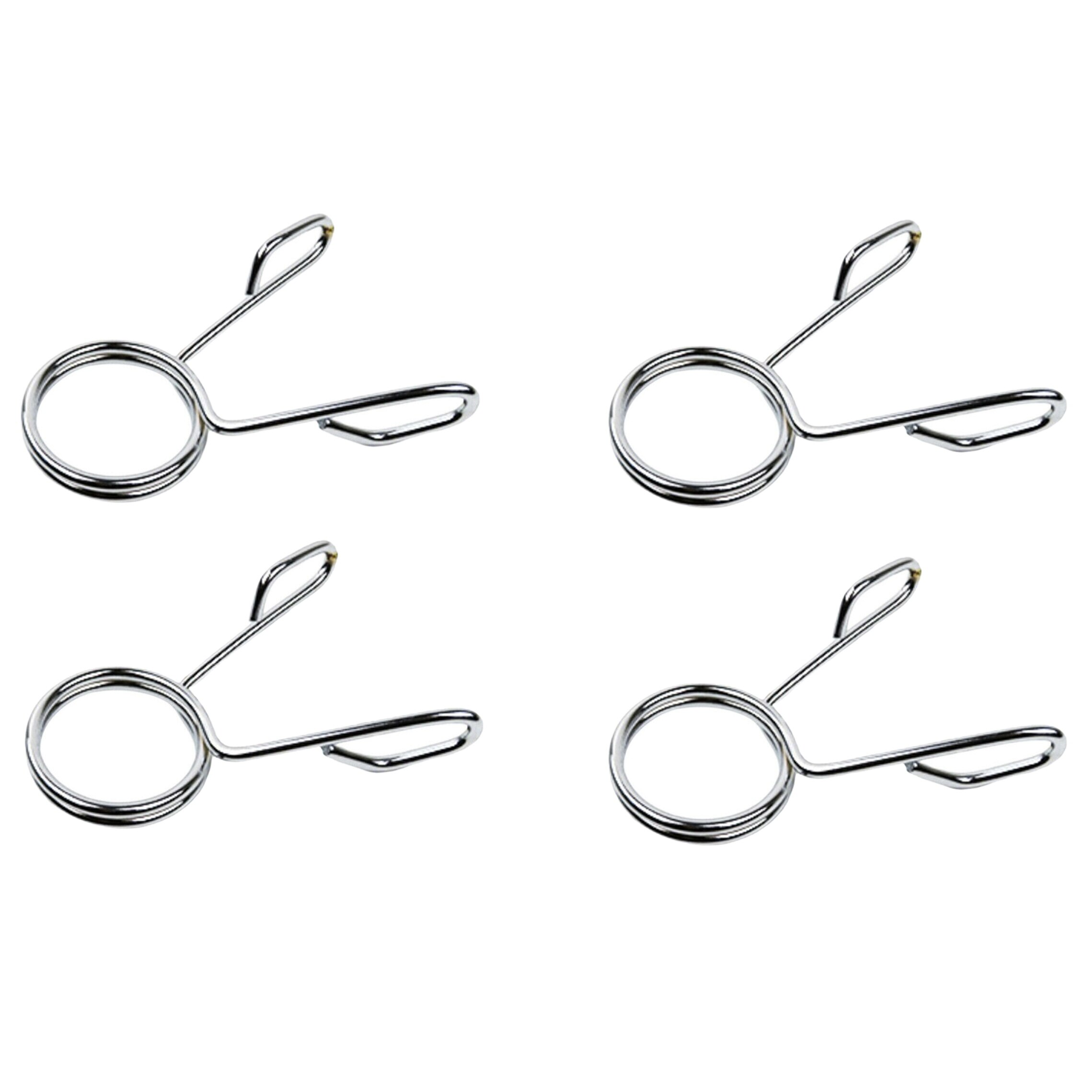 Hg -4 stuks olympische 2 inch veerkraag gewichtsstangen clips halterstangklem voor het vervangen van verloren of beschadigde kragen: Default Title