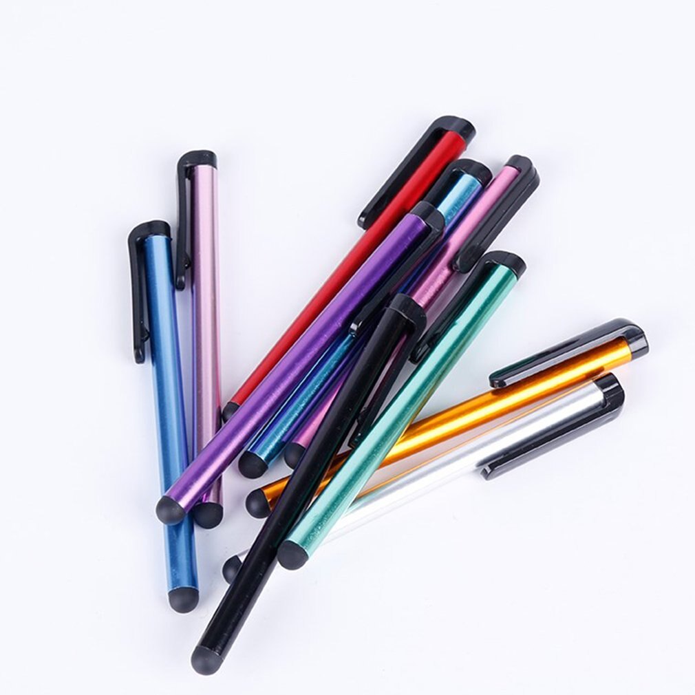 10 Stuks Universele Capacitieve Stylus Pen 7.0 Universal Stylus Touchscreen Pennen Willekeurige Kleur Voor Ipad Mobiele Telefoon