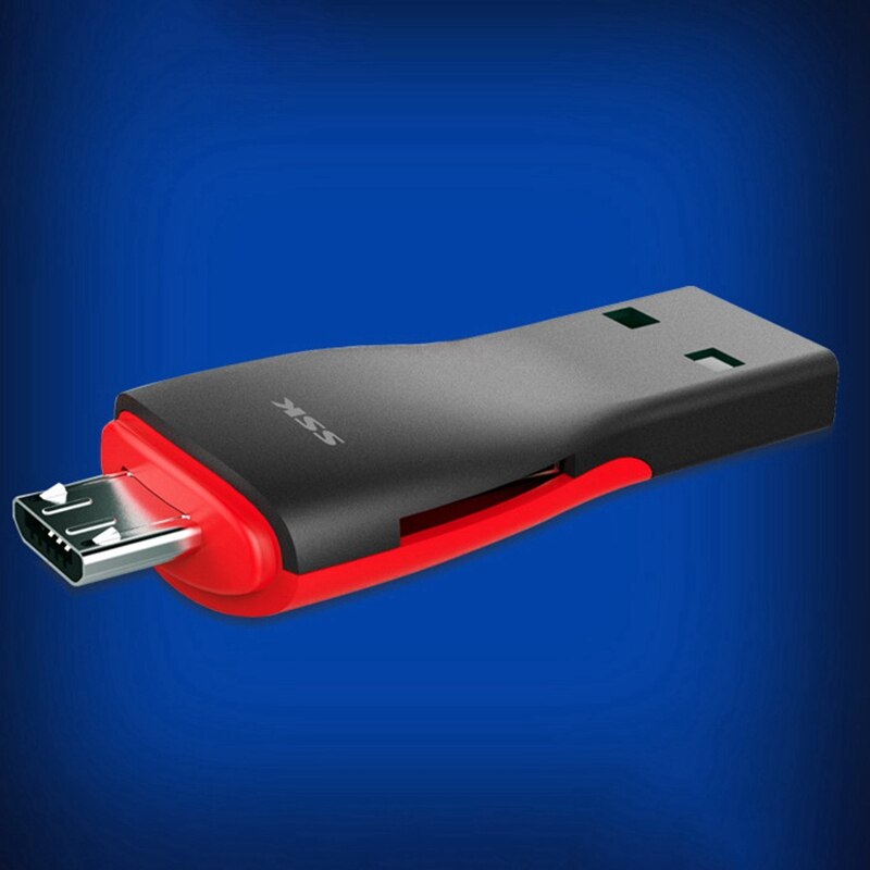 Ssk scr- 600 kartenleser, plug-and-play, dedizierter otg-kartenleser mit 180 mbit/s usb-anschluss, 2.0 microsd- und tf-kartenleser für android