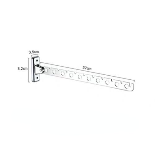 Kledingrek Kleerhangers Wall Mounted Hanger Rvs Indoor Ruimtebesparend Kleding Hangers Voor Kleding Ruimtebesparend: 10 Holes