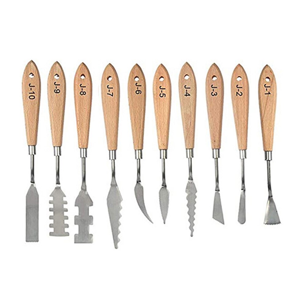 Pigment Paint Art Draw Spatula Tool Scraper Knife Texture Painter Palette Oil Mix Scrape Drawer Watercolor Student