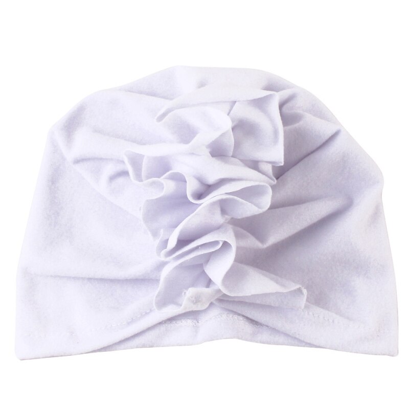 1pc Baby Girls Headband Flower Baby Hat Newborn Elastic Baby Turban Hats For Girls Cotton Infant Beanie Cap: 06
