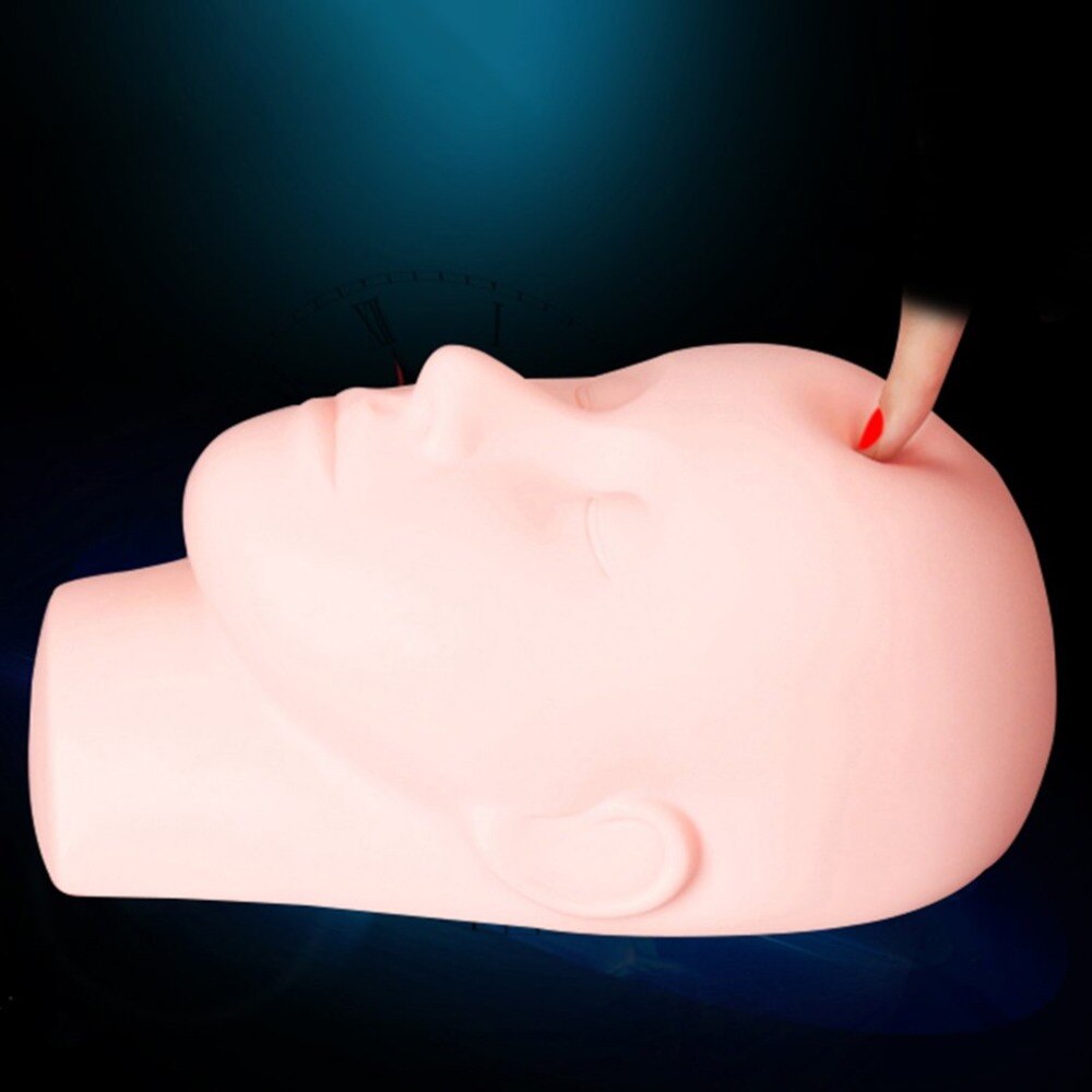 Schönheit Bilden Wimper Praxis Puppe Profi Massage machen-hoch Ausbildung Kosmetik Mannequin Puppe Gesicht Kopf Modell