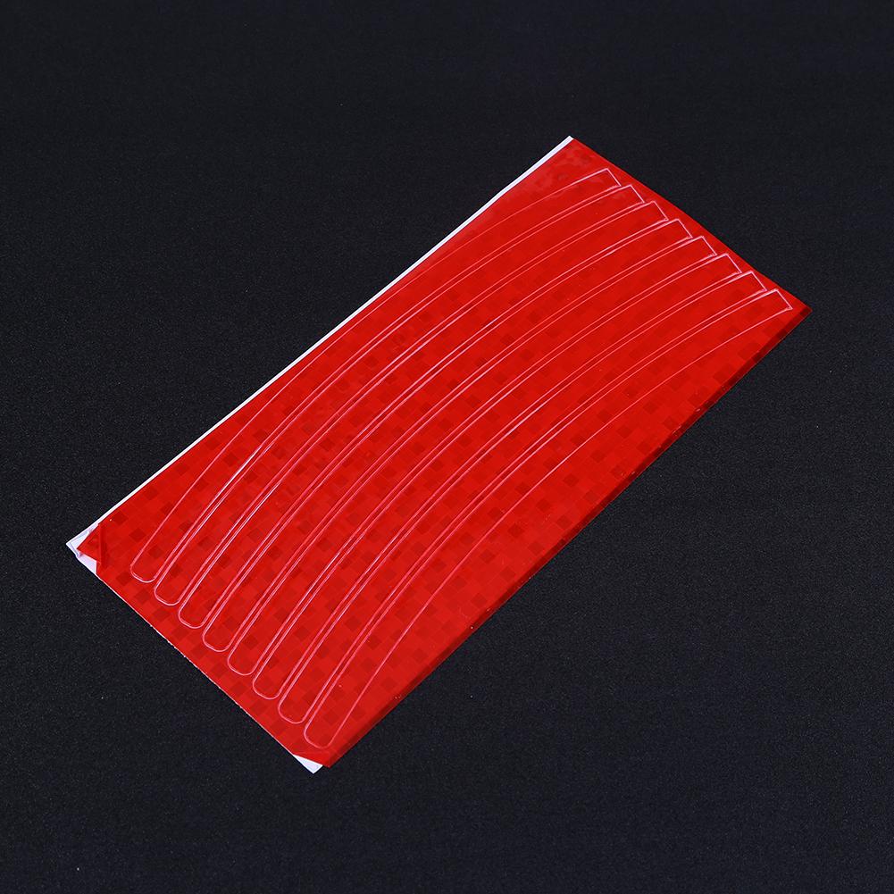 5pcs Bike Safety Stickers Bicycle Reflective Stickers PVC Self-Adhesive Cycling Decorative Warning Strips Decals