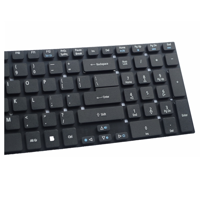 GZEELE English Laptop Keyboard for Acer Aspire V3-551 V3-551G V3-571 V3-731 V3-771 V3-771G US Replacement Keyboard black