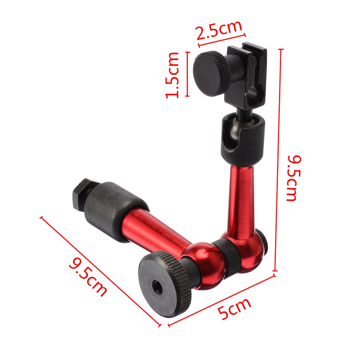 1Pc Universal Dial Test Indicator Stand Flexible Indicator Holder Stand Clamp Arm Tool For Dial Test Gauge