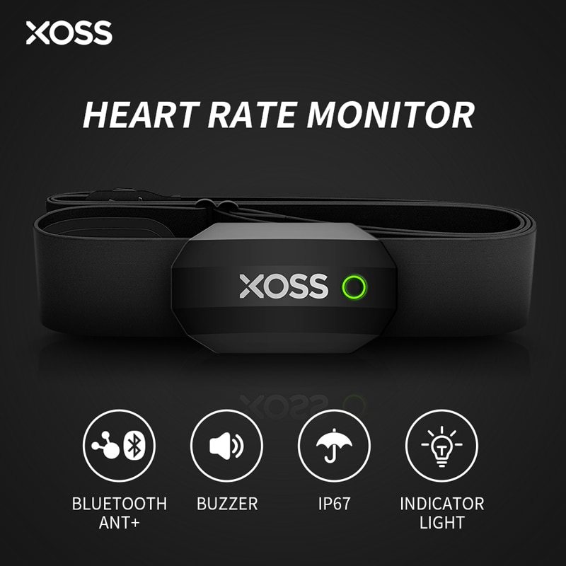 Xoss X1 Borstband Hartslagsensor Monitor Bluetooth Ant + Draadloze Gezondheid Fitness Smart Fiets Sensor