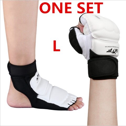 Protector de pie para Karate, calcetines y guantes de mano, , 1 Juego: L
