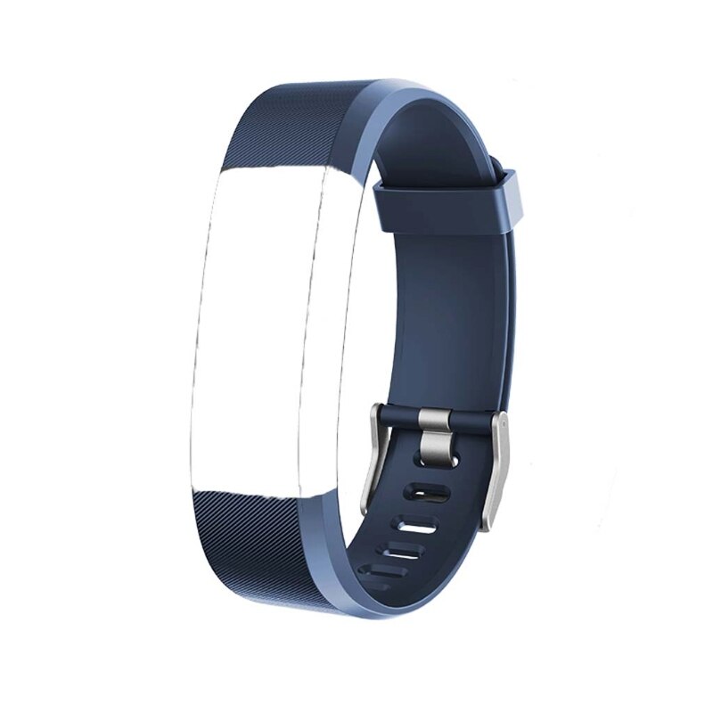 Pulsera OOTDTY ID115 Plus, repuesto de correa de silicona para reloj inteligente: Azul