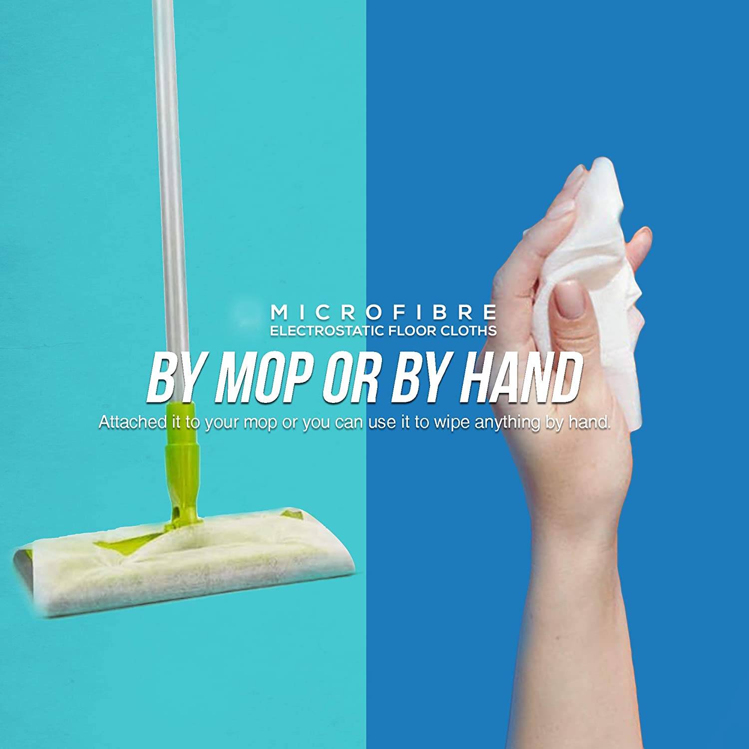 100 pz 20*30cm panni per pavimenti elettrostatici monouso in microfibra rimozione polvere Mocio carta salviette per la pulizia del pavimento per Mocio piatto girevole