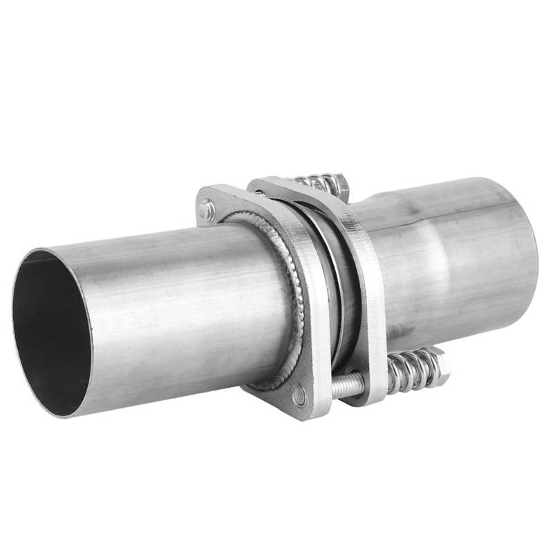 Exhaust Repair Flange Exhaust Flange Repair Pipe Kit W/ Spring Quick Fix Universal 2.75in ID To 2.75in OD