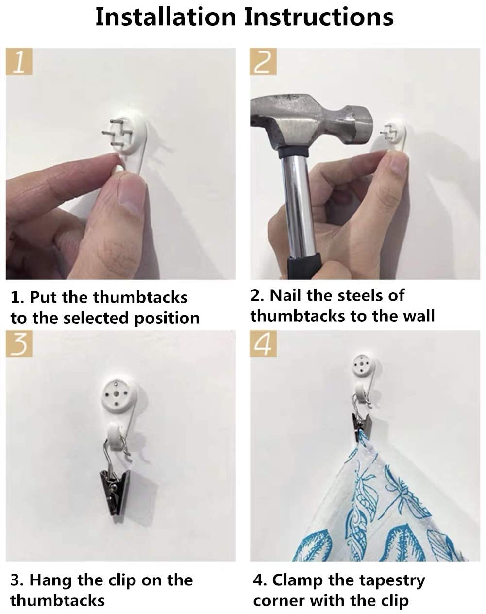 Red Forest Tapestry Mysterious Rainy Foggy Nature Scene Burgundy Tree Leaf Modern Autumn Wall Hanging Hippie Bedroom Living Room