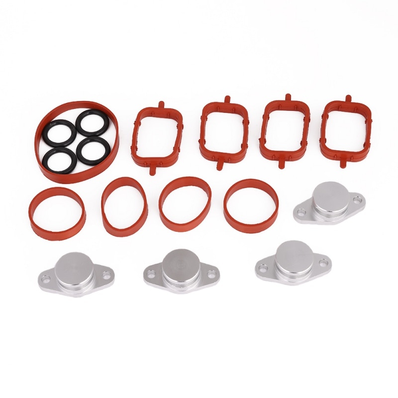 4 X 22mm Swirl Flap Blanks Bungs With Intake Manif... Grandado