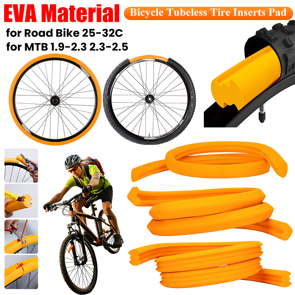 Insert de chambre à air en mousse pour vélo de route et VTT, accessoires de cyclisme