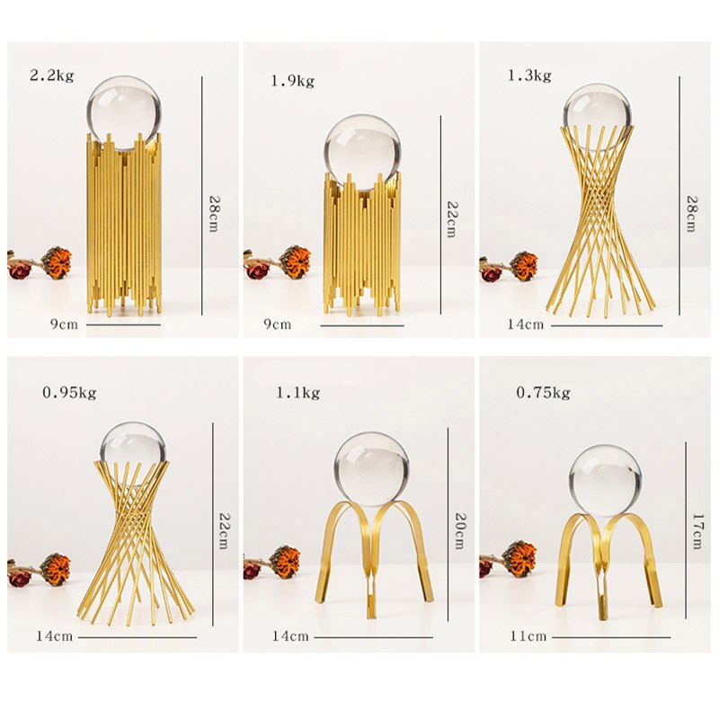 glass ball crystal ball ornaments, home living room decorations modern minimalist office front desk furnishings